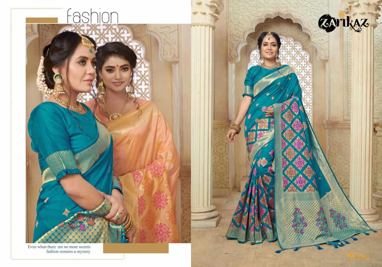 Pihuu Vol-9 The Kazo Banarasi Art Silk Saree Pihuu Vol-9 The Kazo Banarasi Art Silk Saree